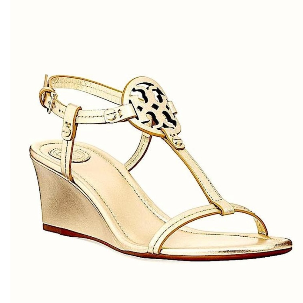 Tory Burch Metallic Miller Sandals